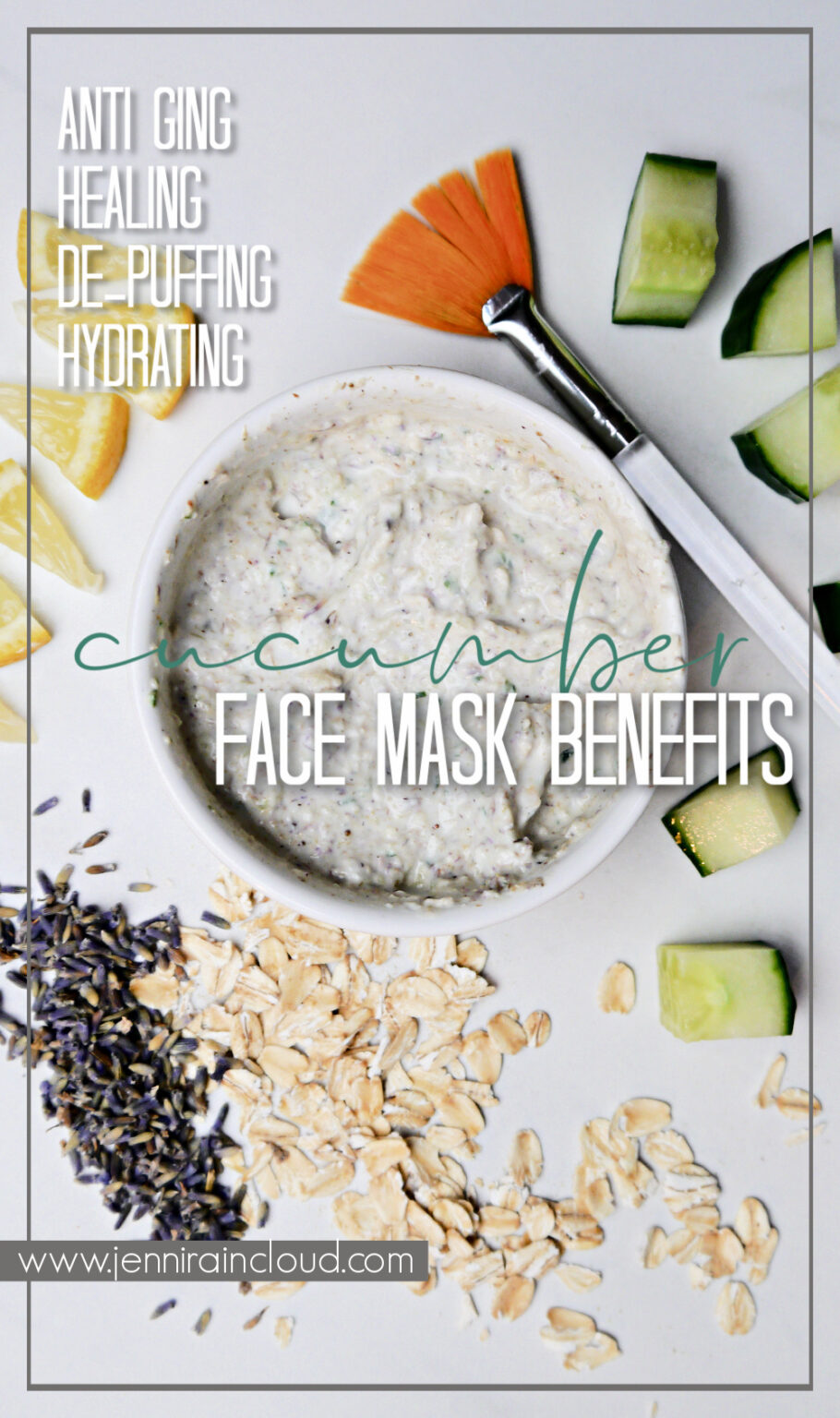 Cucumber Face Mask Benefits + DIY Recipe! Jenni Raincloud
