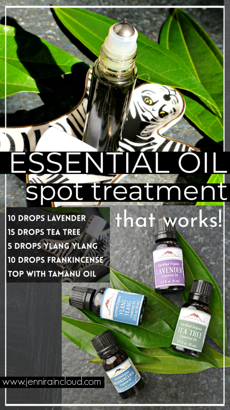 Essential Oils for Acne + DIY Zit Zapper Roll On Recipe! Jenni Raincloud