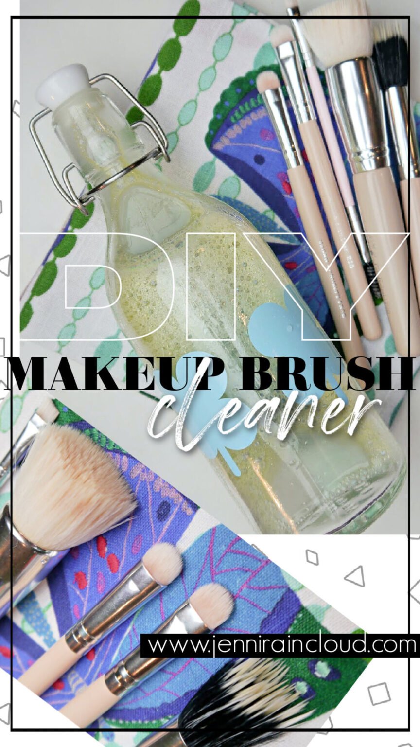 How to Clean Makeup Brushes + My DIY Makeup Brush Cleaner Jenni Raincloud