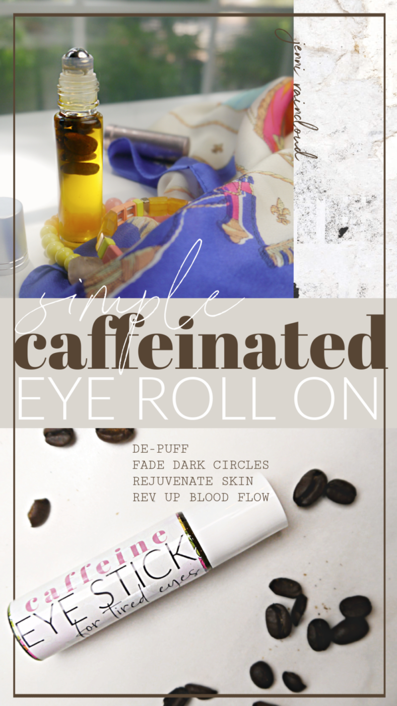 DIY Coffee Bean Eye Roll On Jenni Raincloud