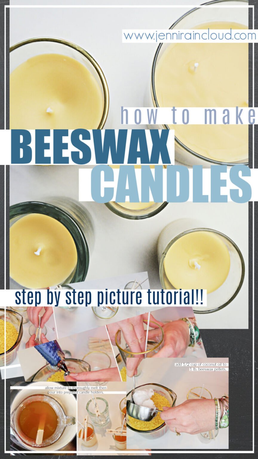 How to Make Beeswax Candles Jenni Raincloud